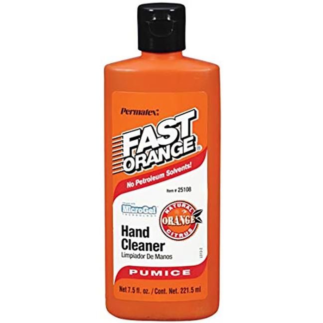 Fast Orange Hand Cleaner 220ML Fast Orange pumice hand cleaner, 220 millilitre bottle.