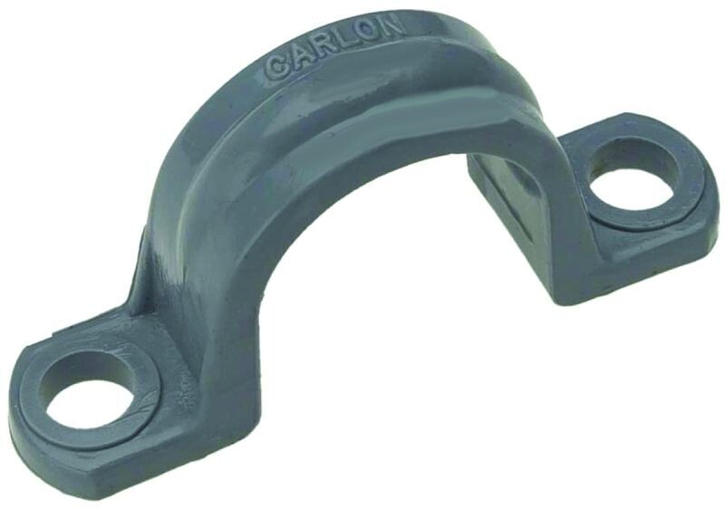 1-1/4 Inch PVC pipe strap.