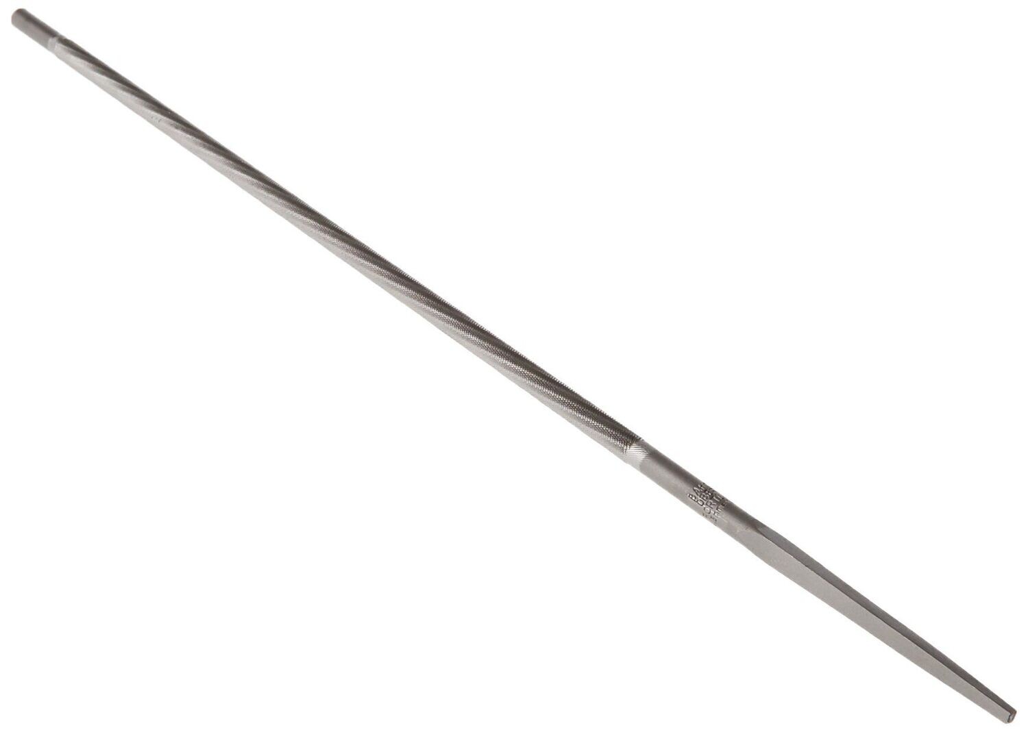 8 inch chain saw file, 11/64 inch diameter, for sharpening chainsaw chains.