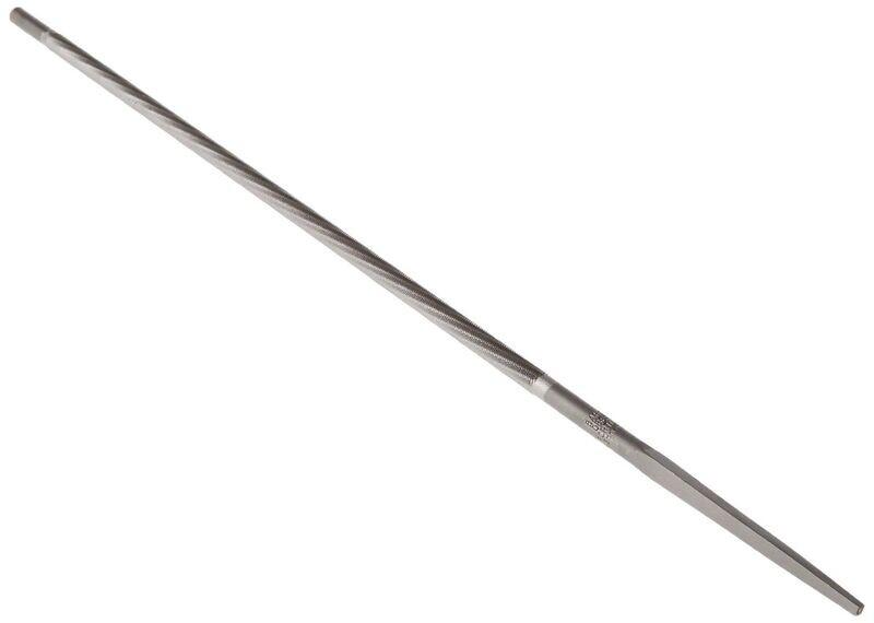 8 inch chain saw file, 11/64 inch diameter, for sharpening chainsaw chains.