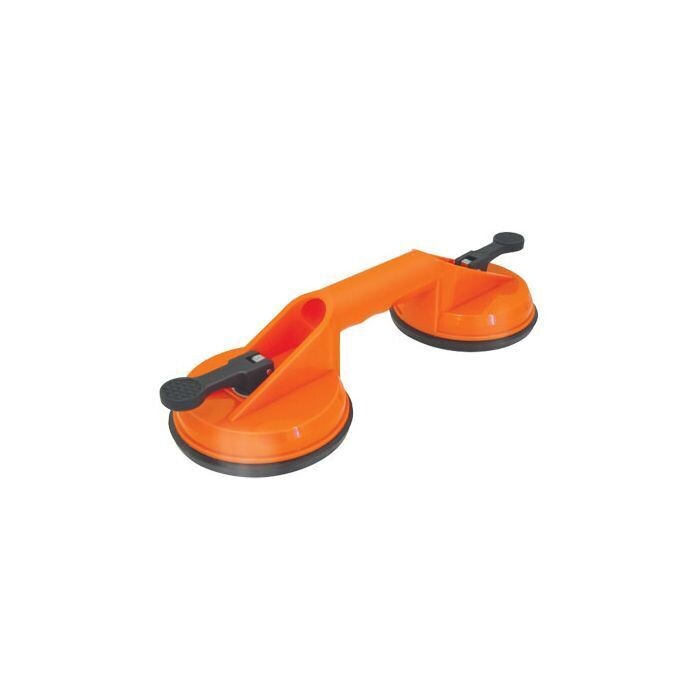 Aluminum suction cup dent puller for removing minor dents from vehicle panels.