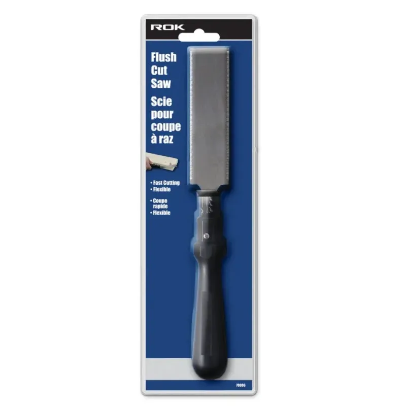 Flush cut saw for trimming dowels and plugs flush.