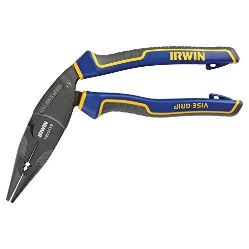Irwin 8 inch ErgoMulti long nose pliers.