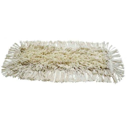 5 x 24 inch cotton dust mop head for sweeping floors.