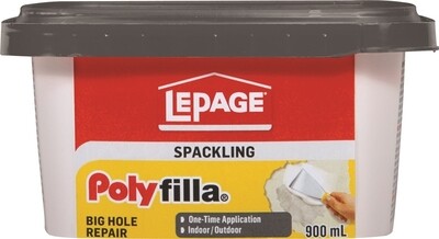 LePage Polyfilla Spackle 900ml LePage Polyfilla Spackle 900ml