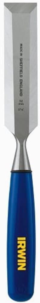 Irwin 1-1/4 inch Blue Chip wood chisel.