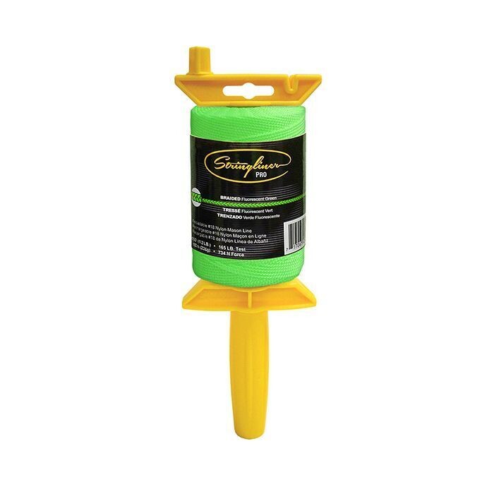 500' STRINGLINER GREEN Stringliner 500 Foot Green Mason Line for straight masonry layout lines.