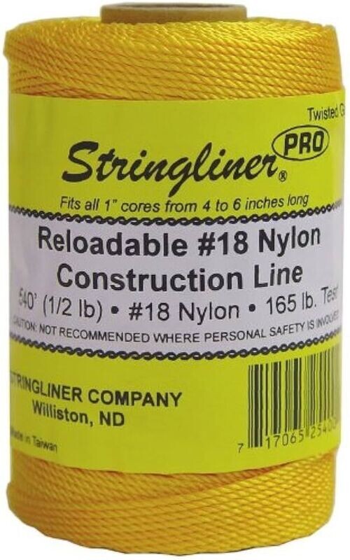 GOLD 540' REPLACEMENT STRINGLINE Gold 540 foot replacement stringline for chalk or mason lines.
