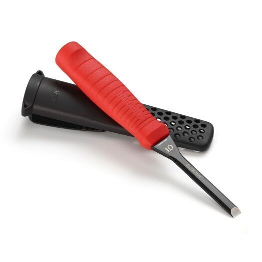 10mm carbon steel chisel, 30 degree angle, for chasing mortar joints.
