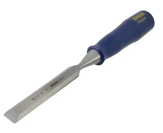 5/8 5/8 Inch Irwin Blue Chip Wood Chisel built for precise woodworking cuts.