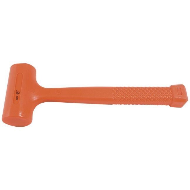 2 lb deadblow hammer, built to strike without rebound or surface damage.