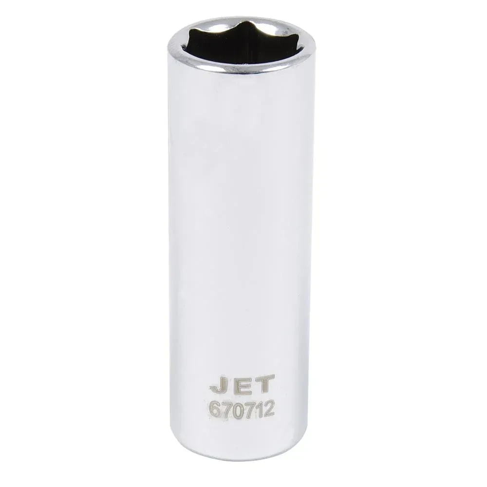 1/4 inch drive by 12mm 6-point deep socket.