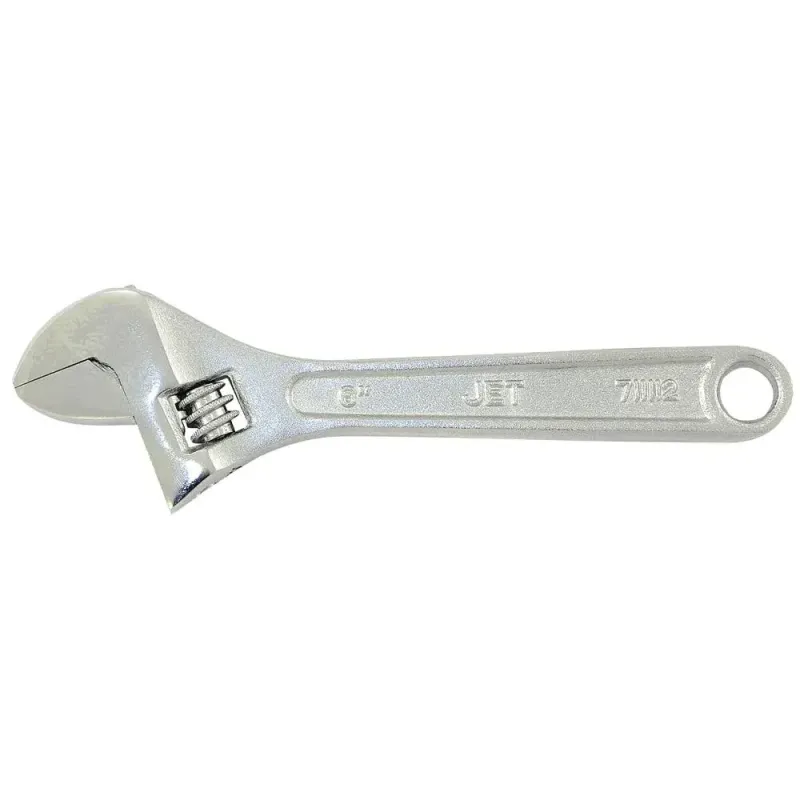 6 inch AW-6 adjustable wrench for nuts and bolts of varying sizes.