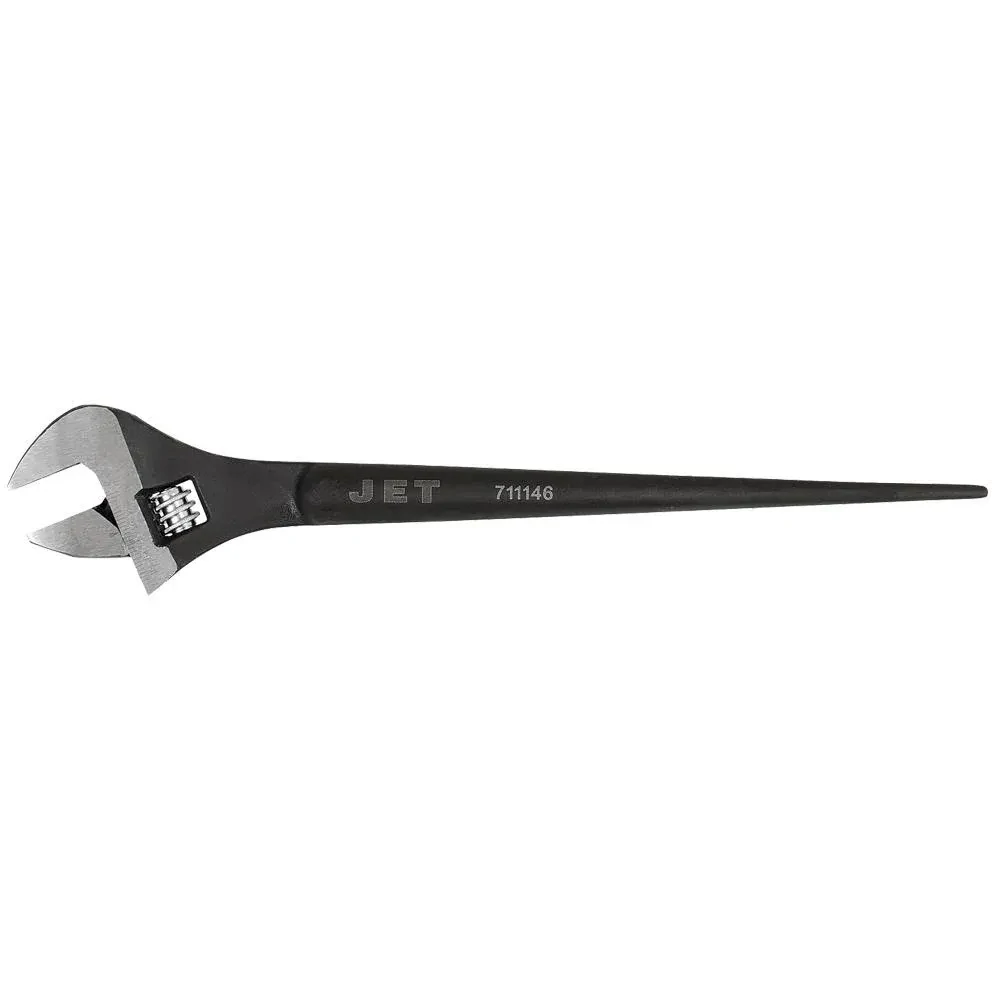 15 inch adjustable construction wrench for structural steel and bolt work.