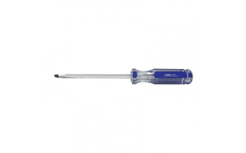 5/16 Inch X 6 Inch Task Slotted Screwdriver, a hand tool for driving slotted screws.