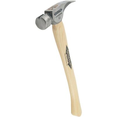 12 oz STILETTO HAMMER 12 oz Stiletto titanium hammer for framing work.