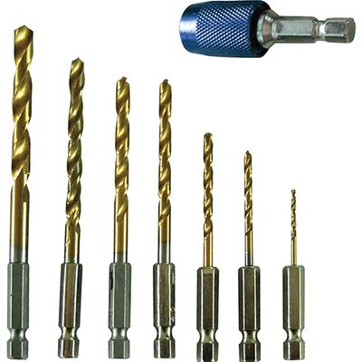 8PC TITANIUM DRILL BIT SET 8PC TITANIUM DRILL BIT SET