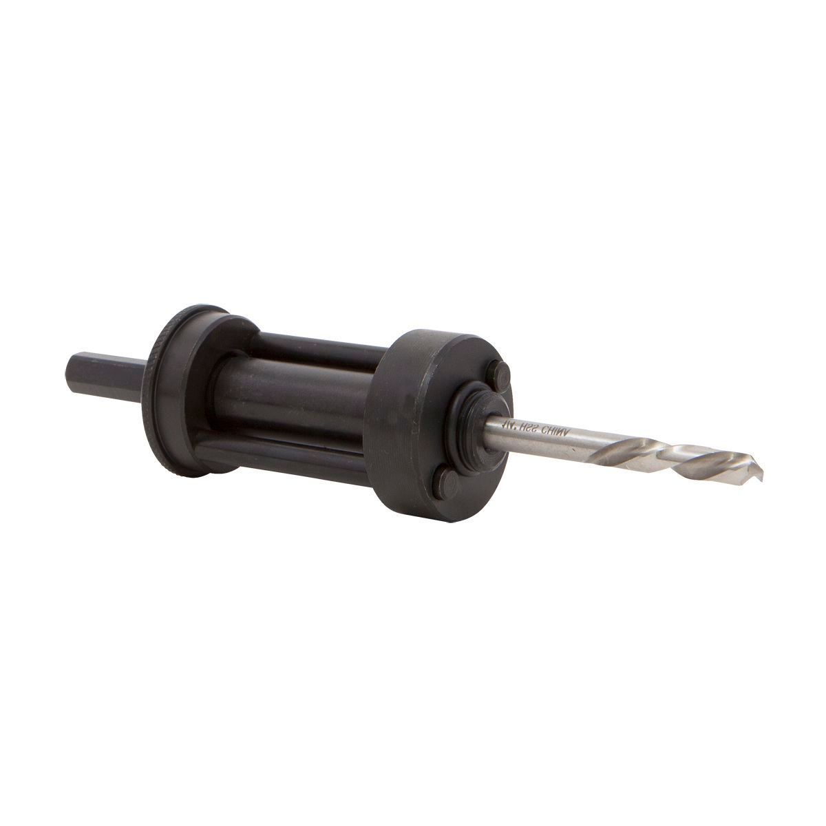 EAB 3/8 EAB 3/8 inch plug-out hole saw mandrel for easy plug removal after cutting.