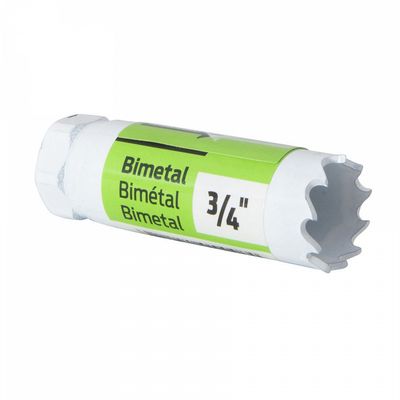 EAB Bi-Metal Hole Saw 3/4 EAB 3/4 inch bi-metal hole saw for cutting wood, metal, and plastic.