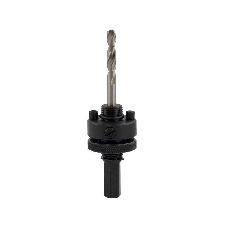 EAB 7/16 inch quick change mandrel for fast hole saw swaps on larger cutters.