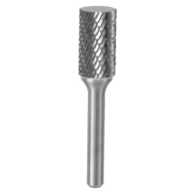 CYLINDRICAL CARBIDE BUR Cylindrical carbide bur for grinding, shaping, and deburring metal and hard materials.