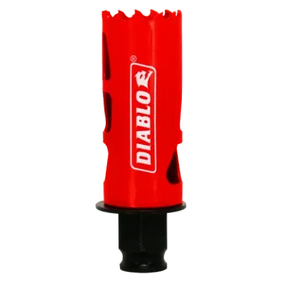 Diablo 1-1/8 Diablo 1 1/8 inch bi-metal quick change hole saw for wood, metal, and plastic.