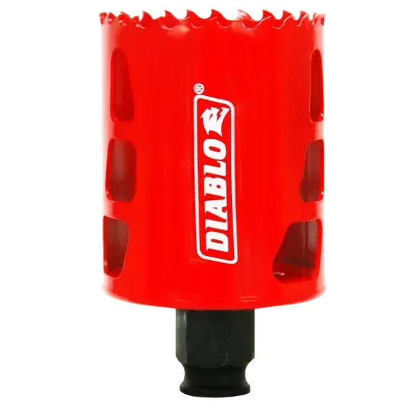 Diablo 2 1/8 inch bi-metal quick change hole saw for wood, metal, and plastic.