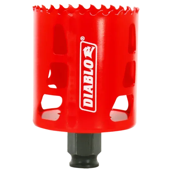 Diablo 2 3/8 inch bi-metal hole saw for cutting wood, metal, and plastic.