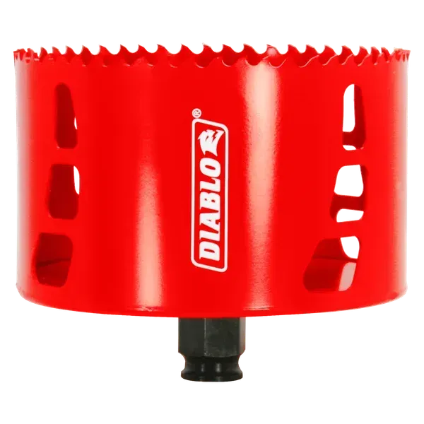 Diablo 4 1/4 inch bi-metal quick change hole saw for wood, metal, and plastic.