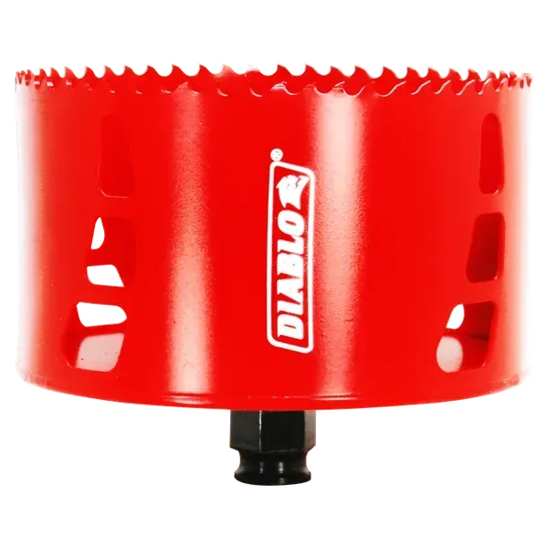 Diablo 4-1/2 Diablo 4 1/2 inch bi-metal quick change hole saw for wood, metal, and plastic.