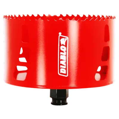Diablo 4 1/2 inch bi-metal quick change hole saw for wood, metal, and plastic.