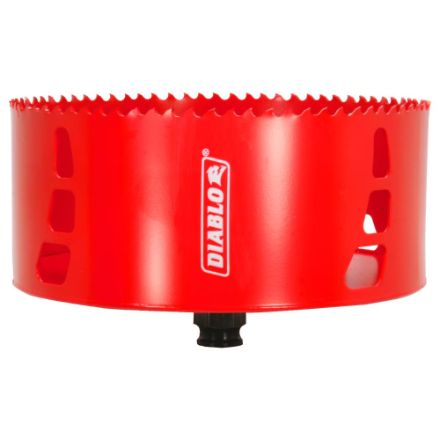 Diablo 6 inch bi-metal hole saw for large holes in wood, metal, and plastic.