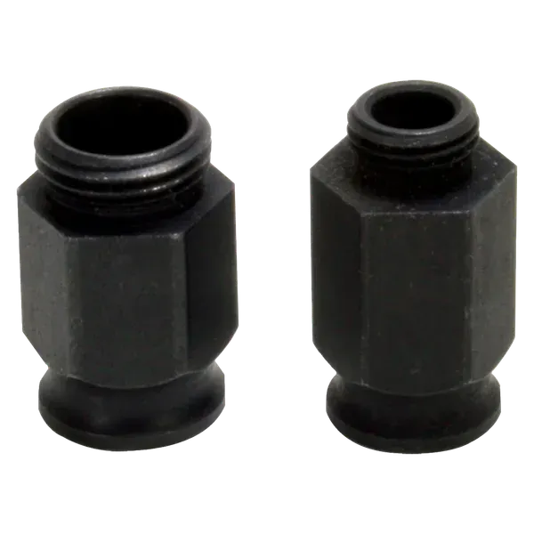 Diablo adapter nuts for fitting 1/2 inch and 5/8 inch hole saws to a mandrel.