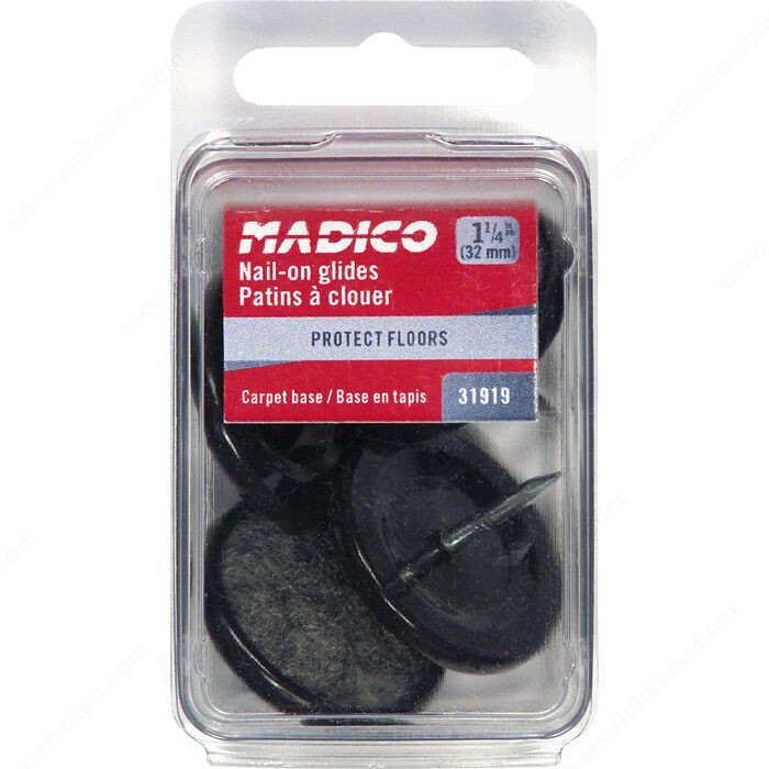 1-1/4 inch nail-on furniture glide.
