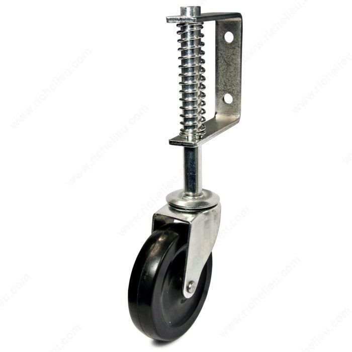 4 inch swivel caster wheel with spring, for carts and shop equipment.