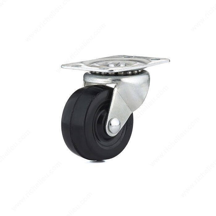 Heavy duty swivel caster wheel, 2 inch, for carts and workbenches.