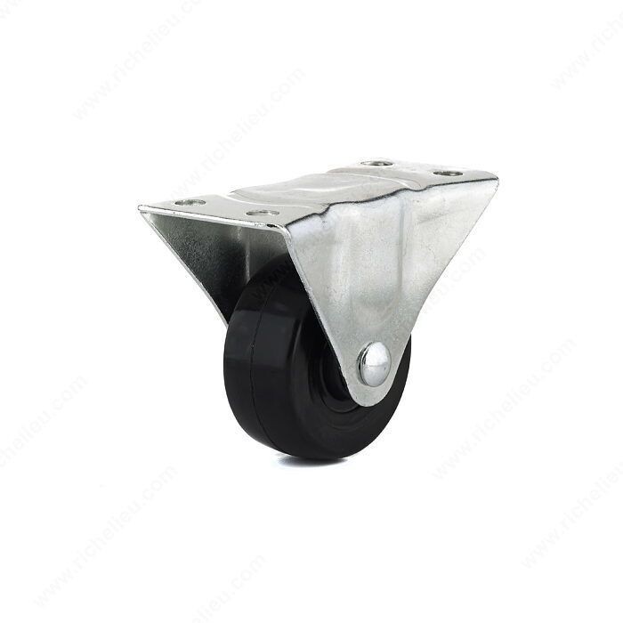 2-1/2 inch rigid caster for carts and equipment.