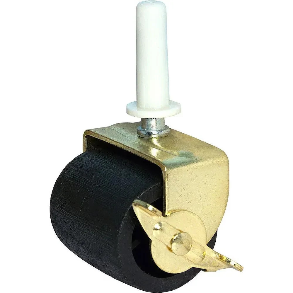 2 inch swivel bed frame caster with a locking brake, for beds and furniture.