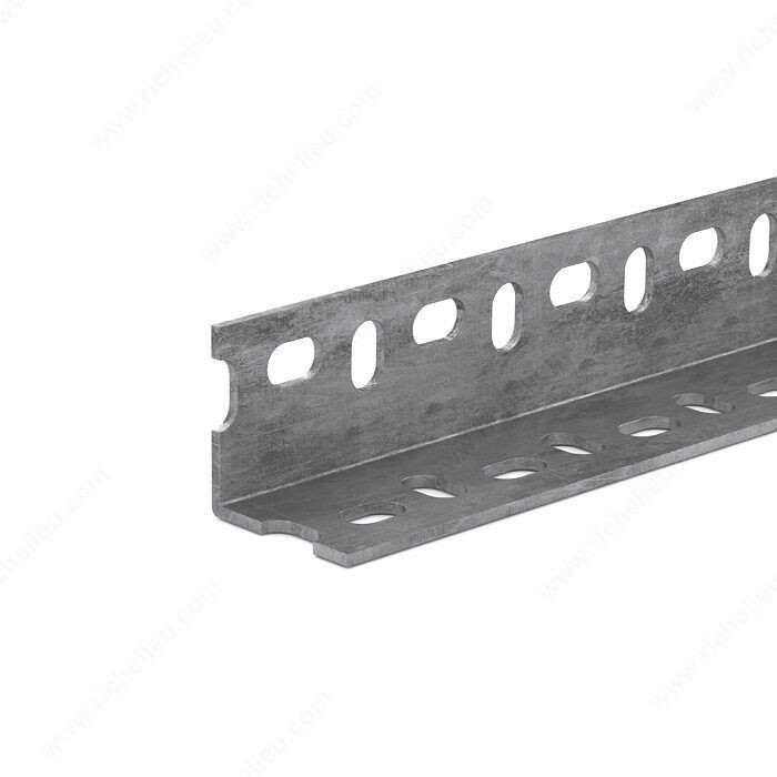 1-1/2 inch x 72 inch galvanized slotted angle iron.