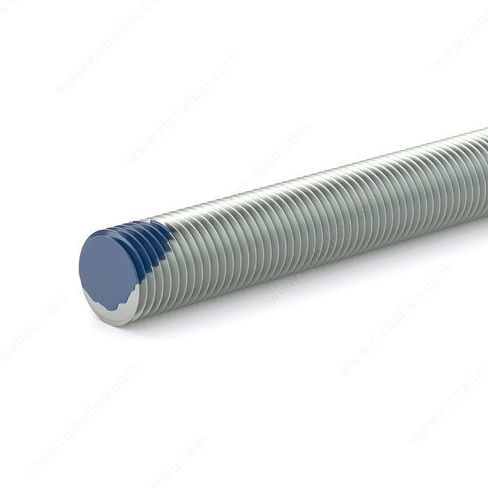 1/2 inch by 72 inch zinc-plated threaded rod.