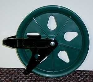 7 Inch plastic ball bearing pulley for clotheslines, gates, and pulley systems.