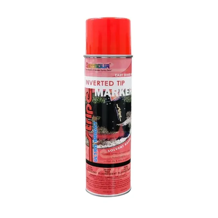 INVERTED MARKING PAINT RED Red inverted marking paint for ground and grass marking.