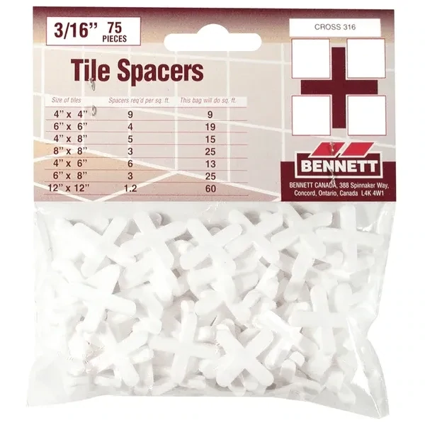 Bennett 3/16" Tile Spacers