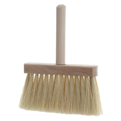 Large kalsomine brush for spreading whitewash and coatings.