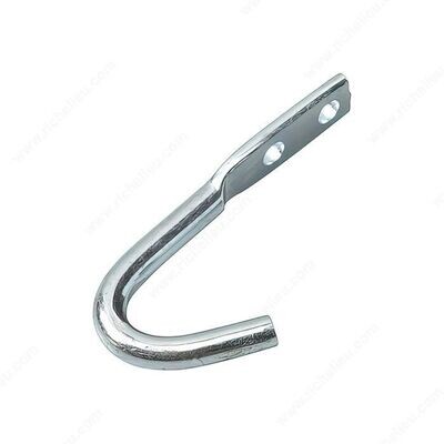 2-1/16 2-1/16 inch zinc rope hook for securing rope and light lines.
