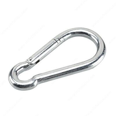 7/16 7/16 x 4-3/4 Inch zinc plated snap spring for general hardware repairs.
