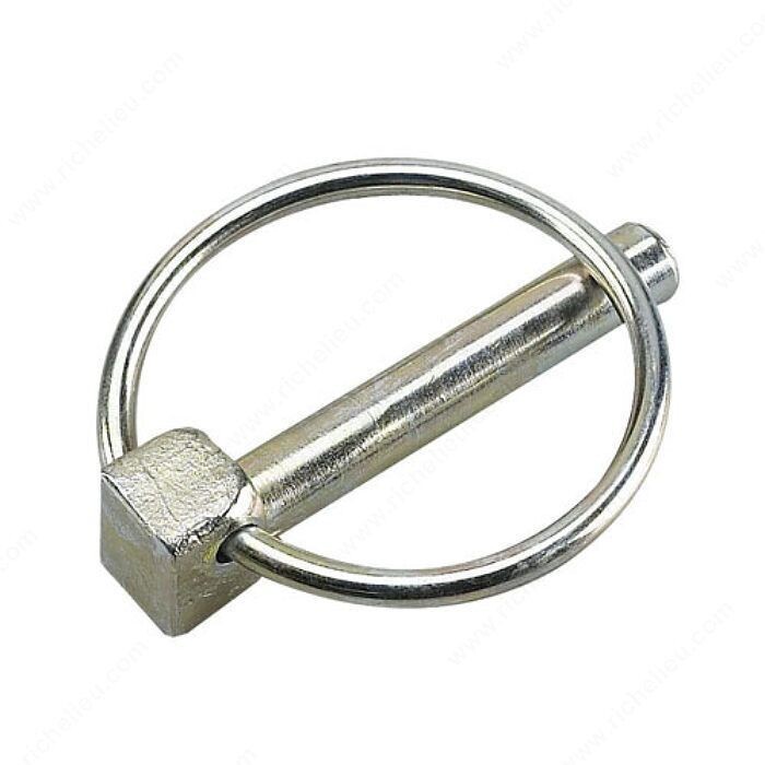 3/8 inch by 1-3/4 inch brass linch pin for securing hitch pins and clevises.