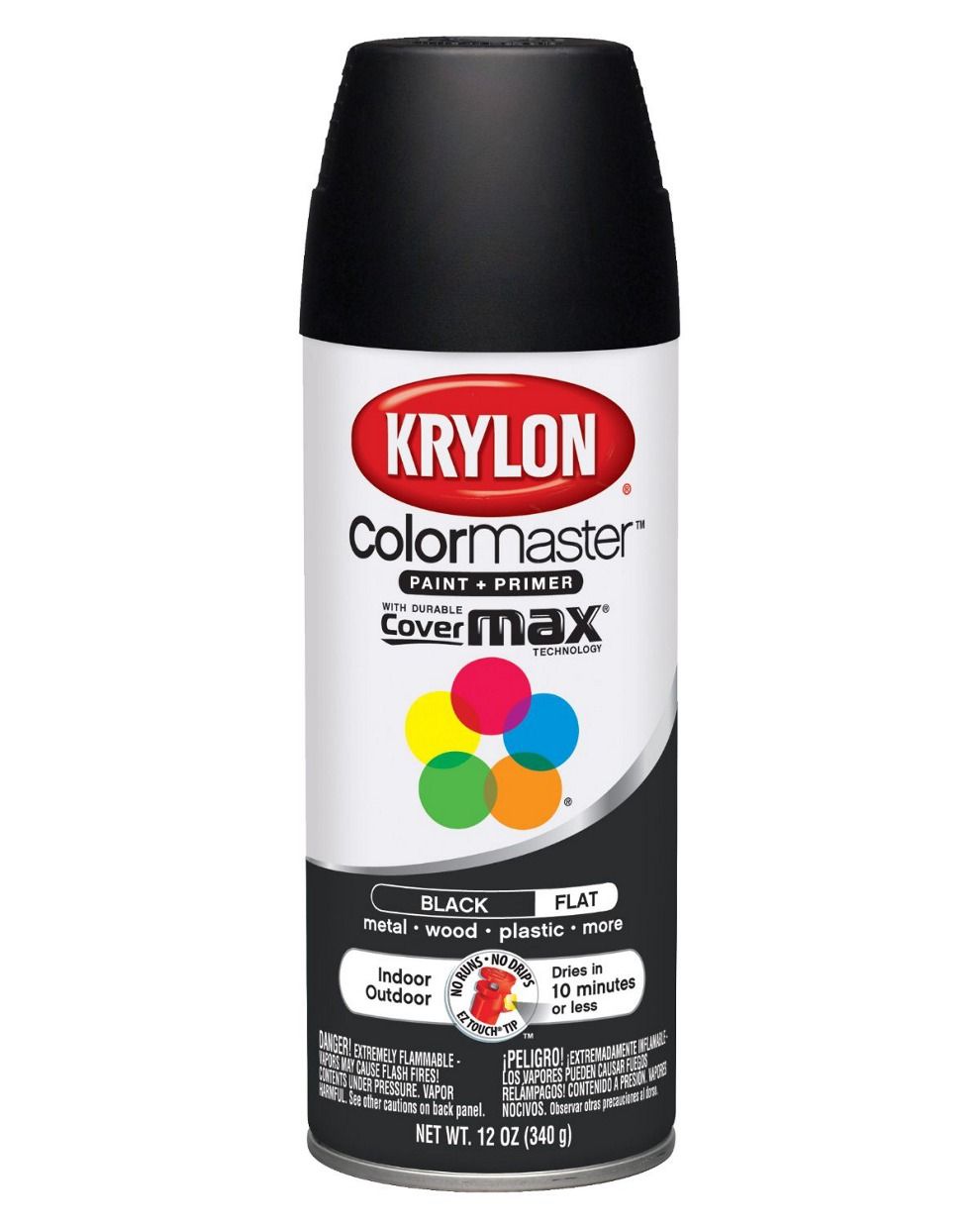 COLOR MASTER FLAT BLACK 340G