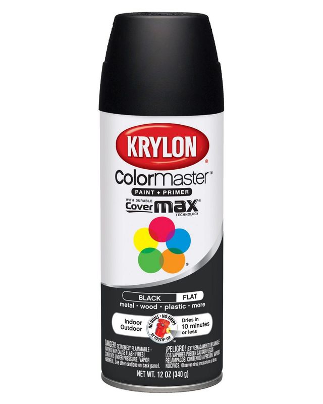 COLOR MASTER FLAT BLACK 340G