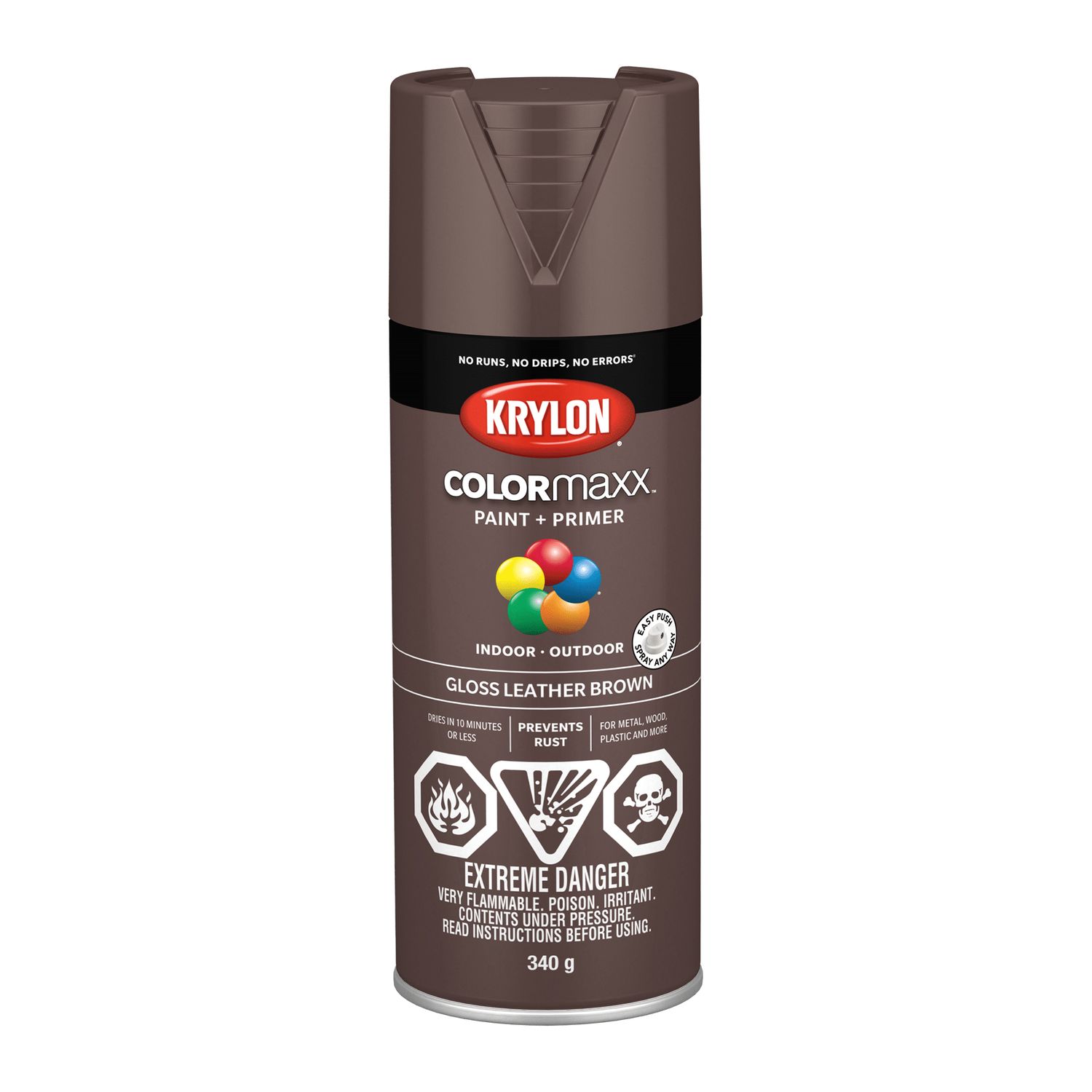COLOR MASTER GLOSS LEATHER BROWN 340G
